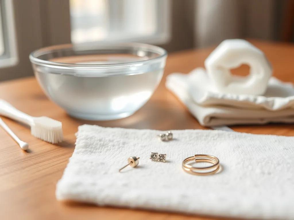 Jak wyczyścić brudne kolczyki?